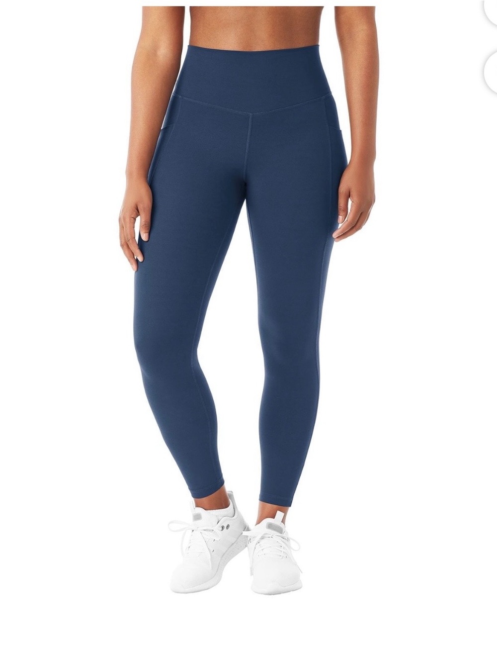 High-Rise Performance Leggings in Deep Navy